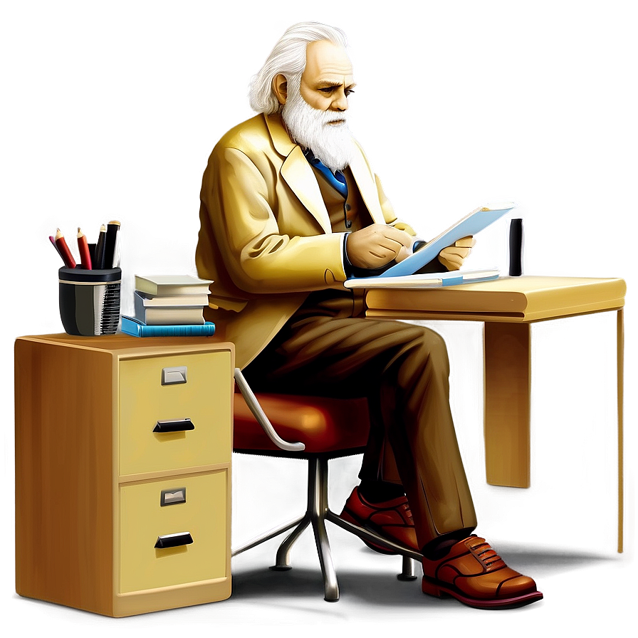 Darwin At Work Study Png Moj