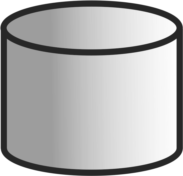Angle,cylinder,black And White - Database Clipart Black And White, HD Png Download PNG with transparent background