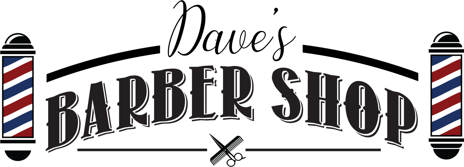 Dave's Barber Shop - Calligraphy, HD Png Download PNG with transparent background