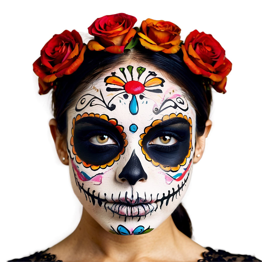 Day of the Dead Makeup Tutorial PNG 34 PNG with transparent background
