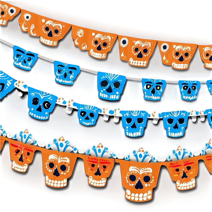 Day Of The Dead Papel Picado Png 66