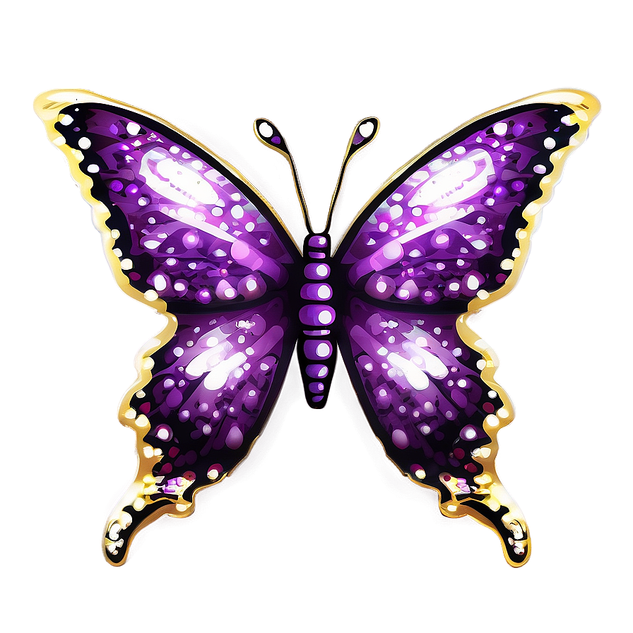 Dazzling Purple Butterfly Png 05232024