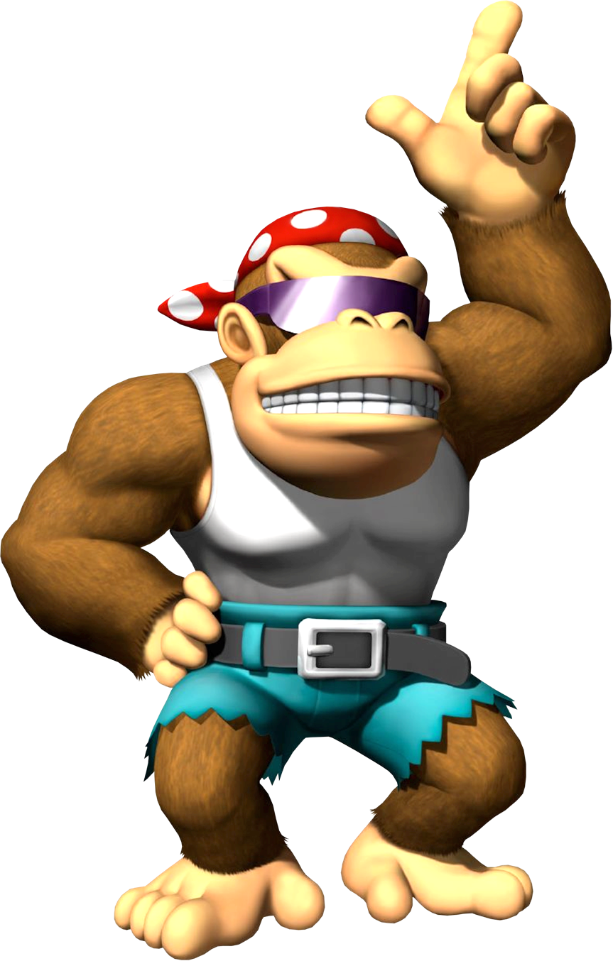 Dbx Fanon Wikia - Funky Kong Mario Kart Wii, HD Png Download PNG with transparent background
