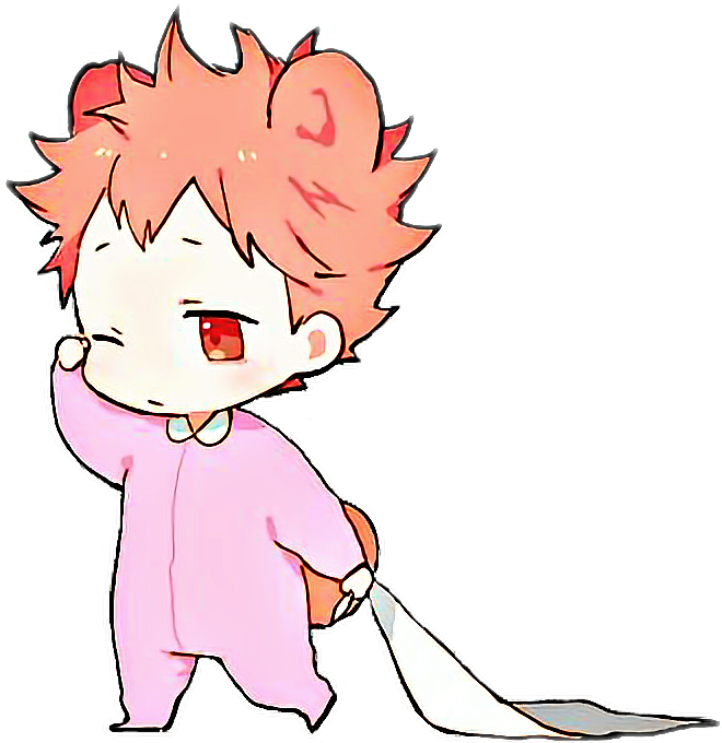 Ddlb Ddlg Kawaii Chibi Naptime Little Daddy Cute Sleepy - Hinata Haikyuu Kawaii, HD Png Download PNG with transparent background
