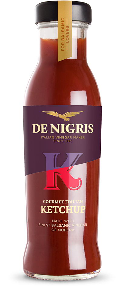 De Nigris Gourmet Italian Ketchup Bottle