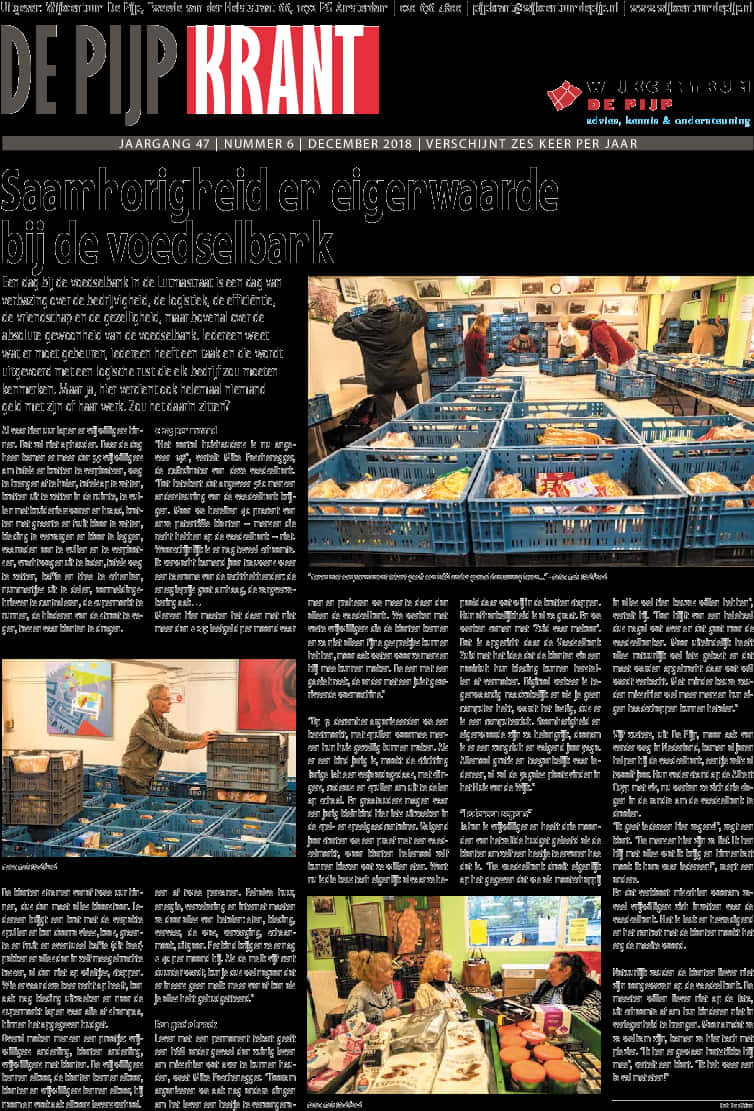 De Pijp Krant Newspaper December2018 PNG image with a transparent background, free high-resolution download