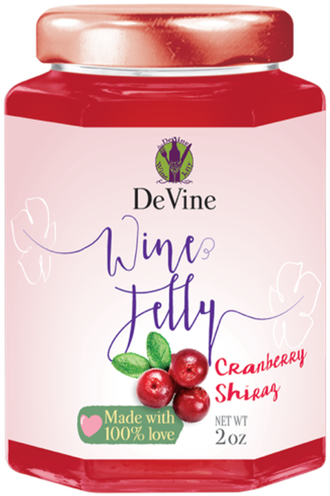 De Vine Cranberry Shiraz Wine Jelly