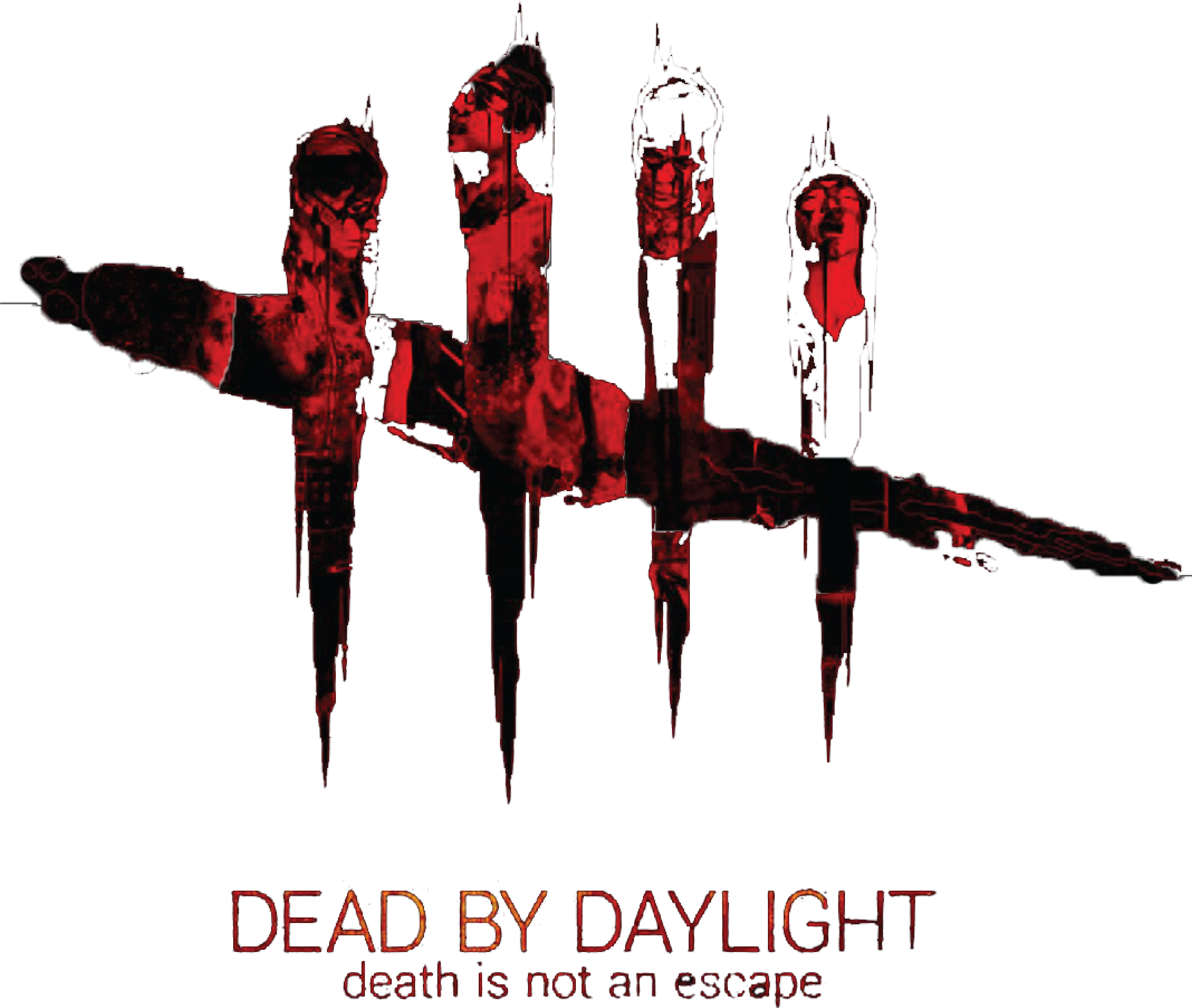 Dead By Daylight Logo Bloody PNG with transparent background