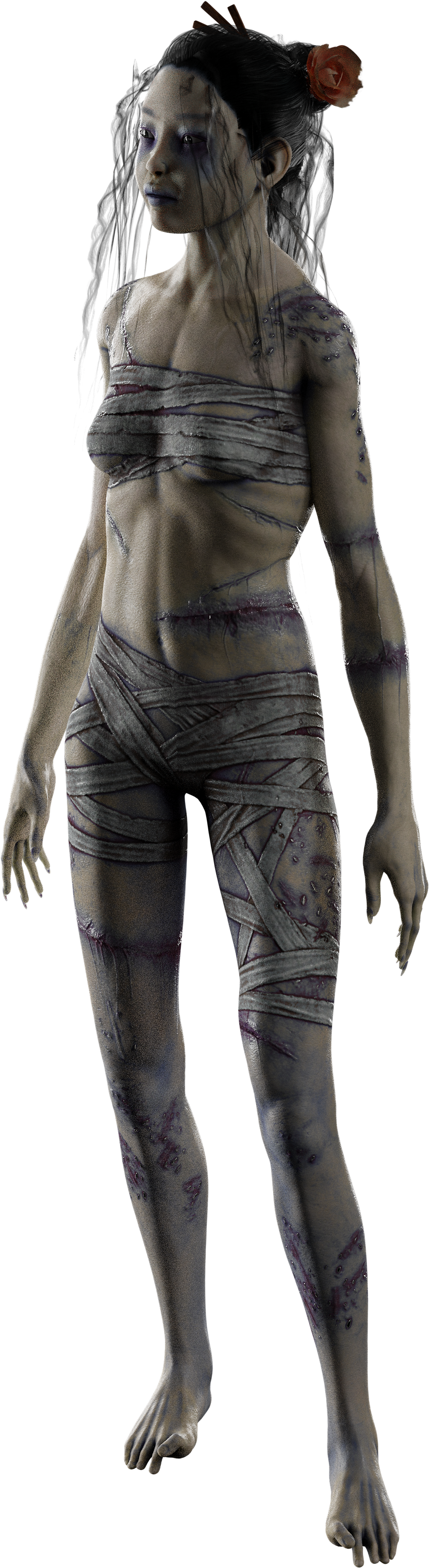 Dead By Daylight Spirit Character Render PNG with transparent background
