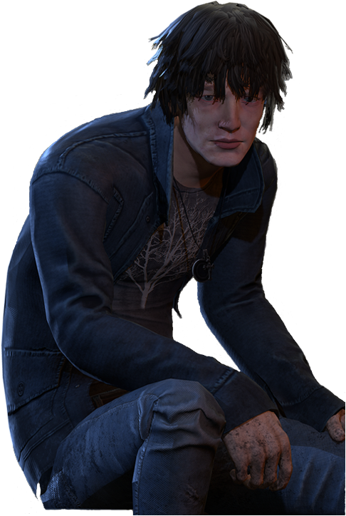 Dead By Daylight Survivor Crouching PNG with transparent background