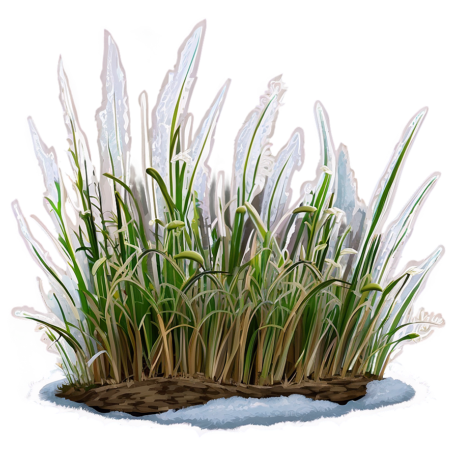 Dead Grass With Frost Png 63