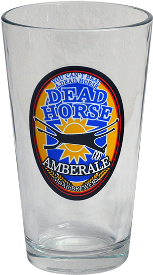 Dead Horse Amber Ale Beer Glass