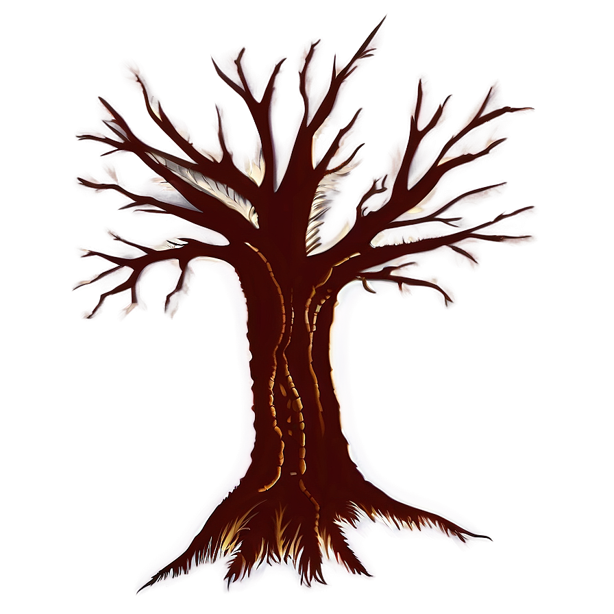 Dead Tree Outline Png Hxc86