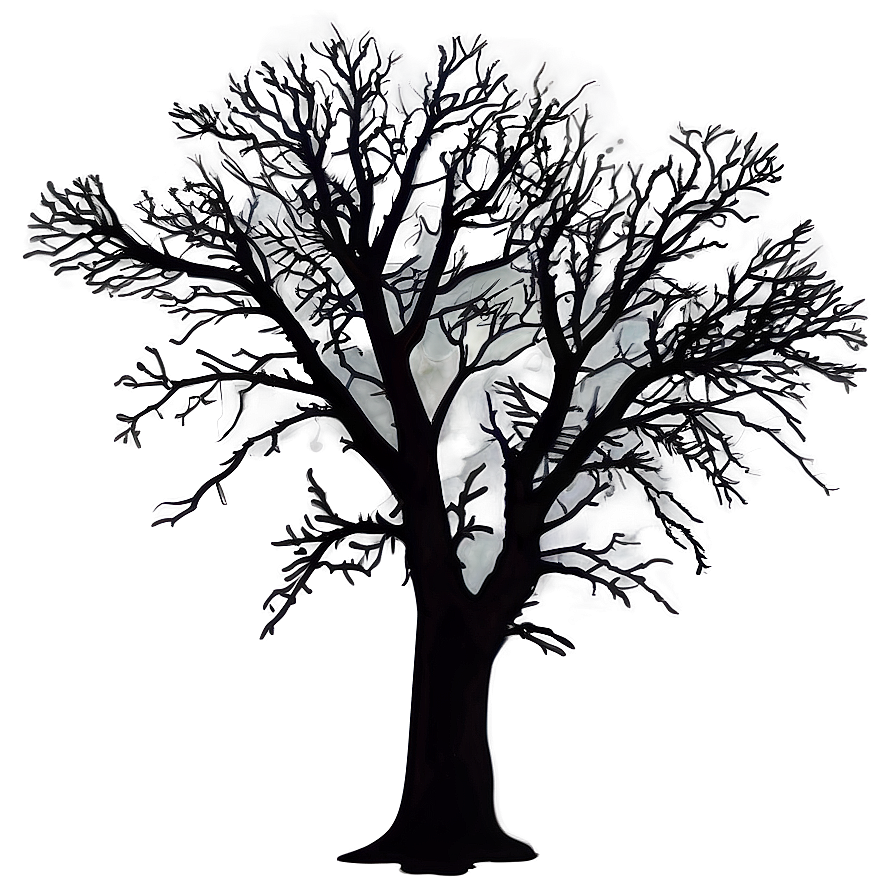 Dead Tree Silhouette Clipart Png Gke43