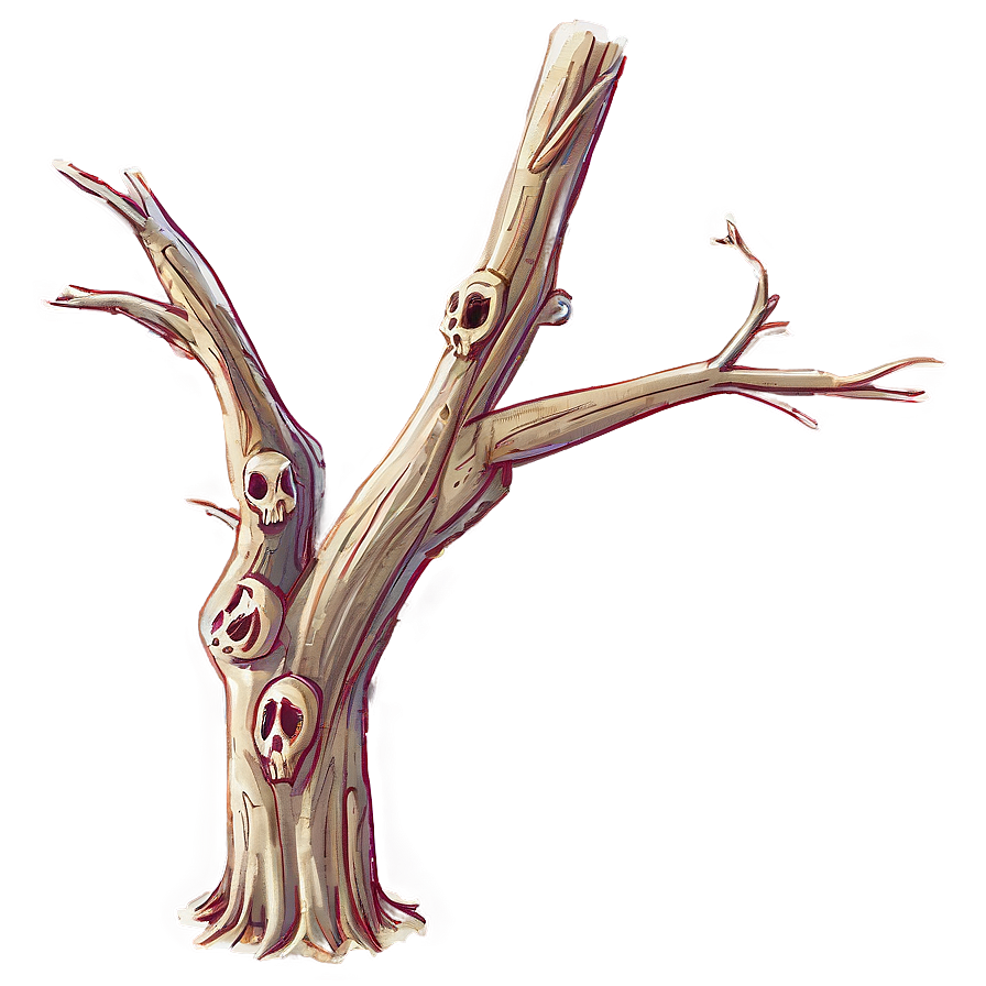 Dead Tree Sketch Png 15