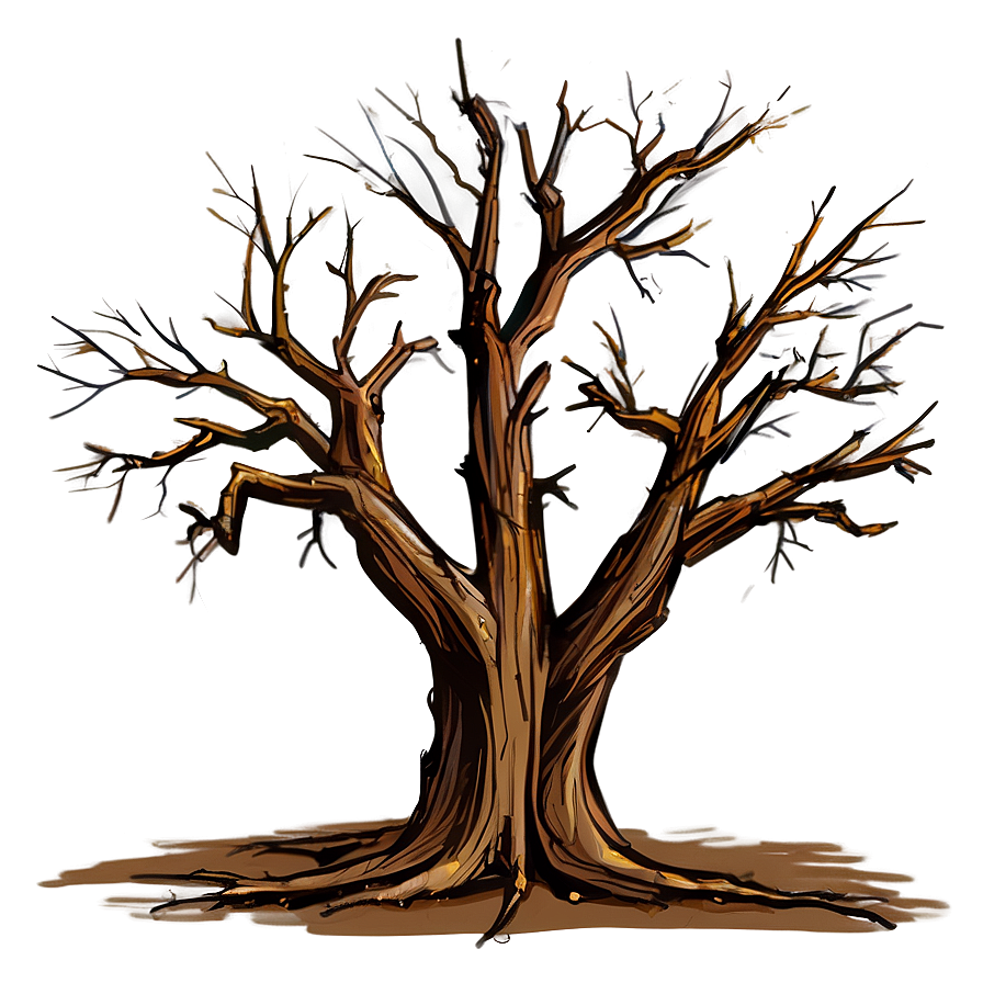 Dead Tree Sketch Png 36