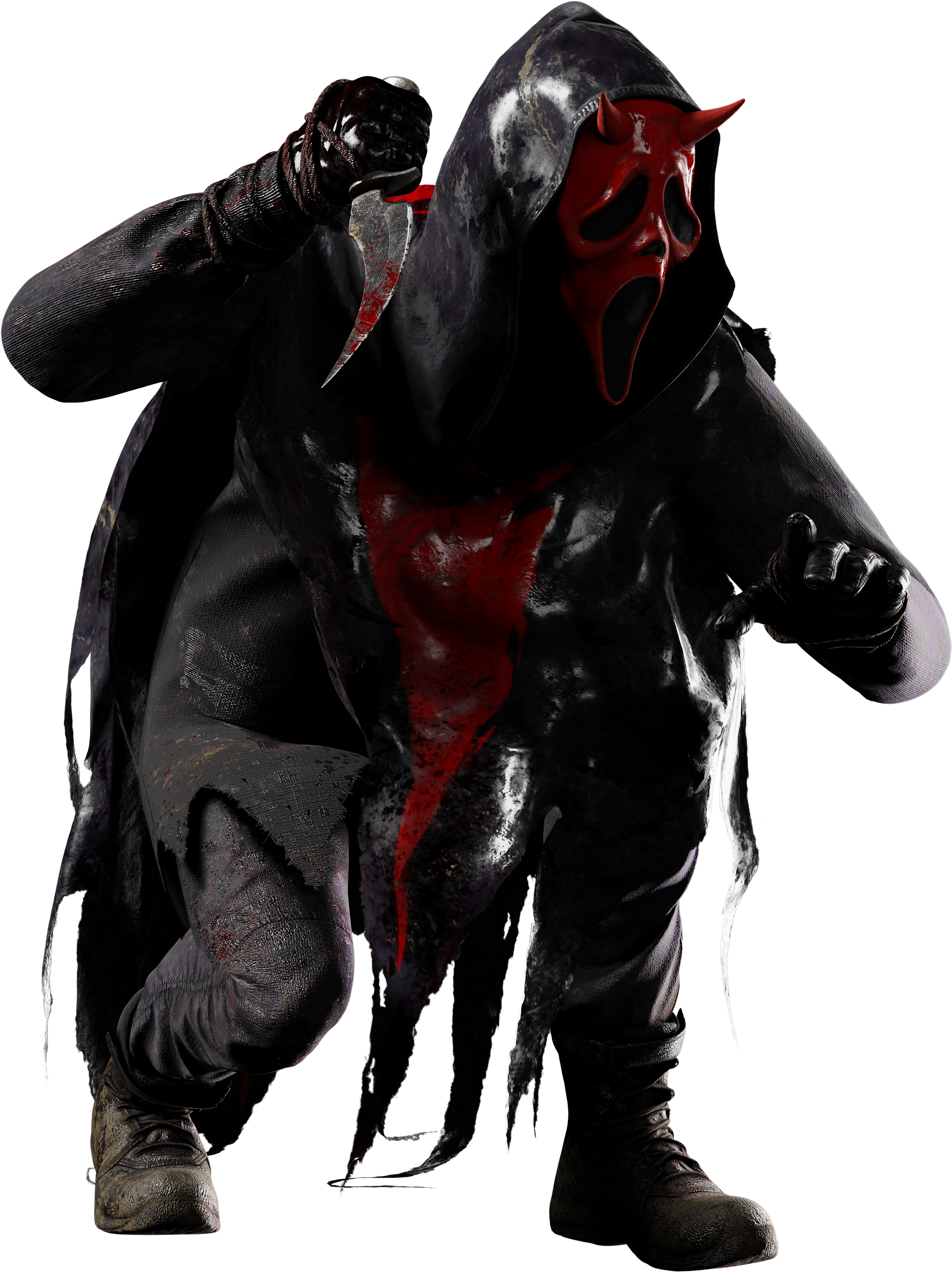 Dead_by_ Daylight_ Ghost_ Face_ Character PNG with transparent background