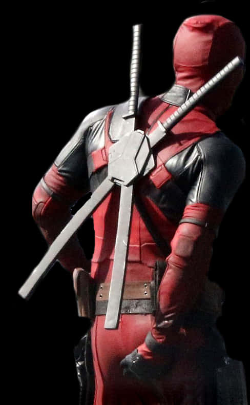 Deadpool Backshotwith Katanas