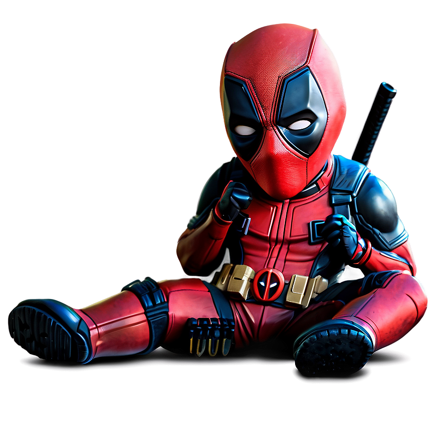 Deadpool Chibi Art PNG rol68 PNG with transparent background