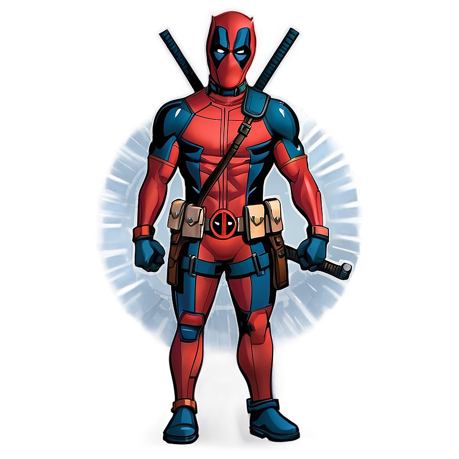 Deadpool Comic Art PNG jpd11 PNG with transparent background