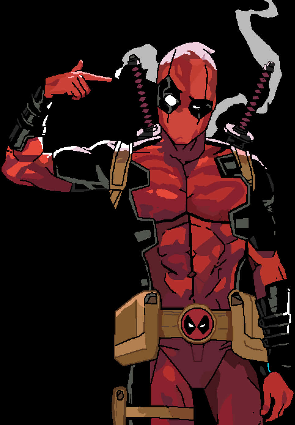 Royalty Free Stock Deadpool Cable Fan Art - Deadpool Png, Transparent Png PNG with transparent background