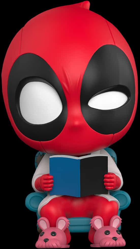 Deadpool Lounging Cosbaby, HD Png Download PNG with transparent background