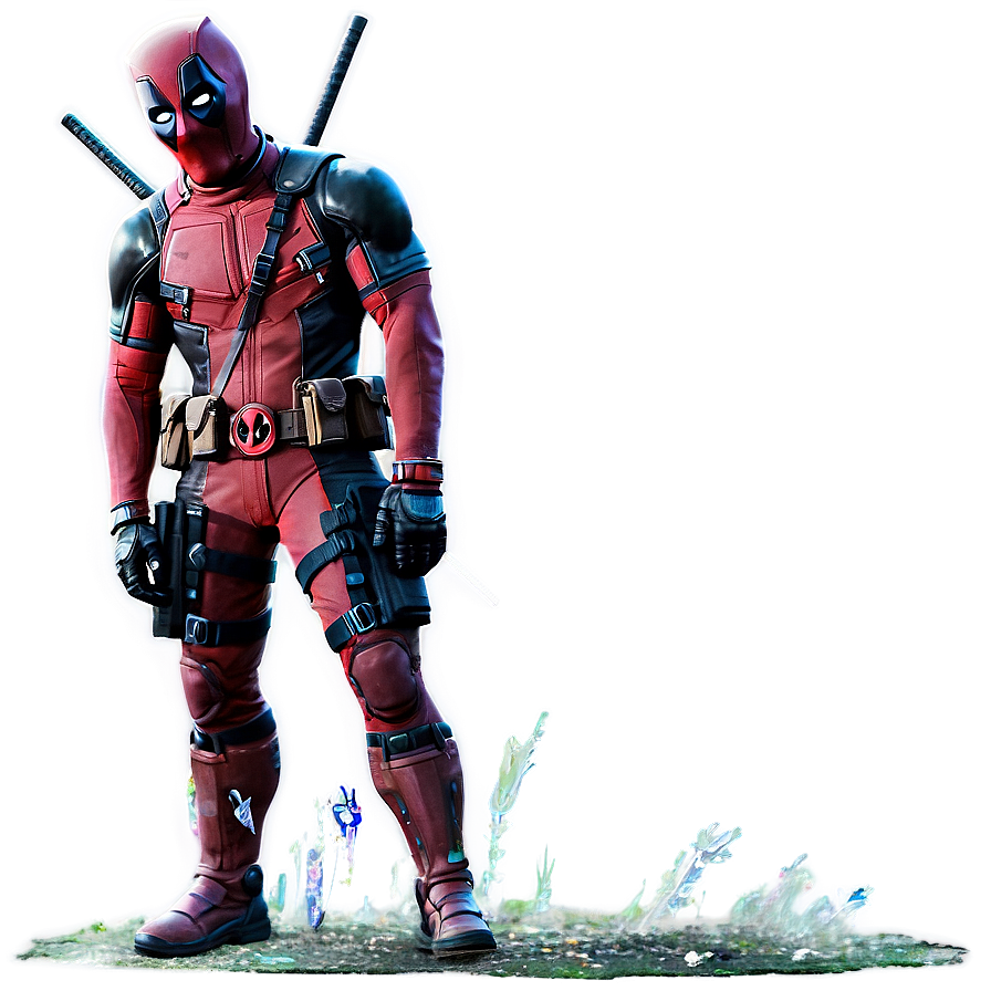 Deadpool Glitch Art Png 05212024