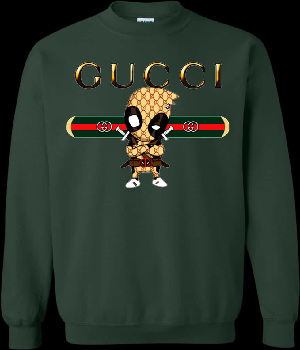 Deadpool Gucci Sweater'Class= - Gucci Pullover, HD Png Download PNG with transparent background