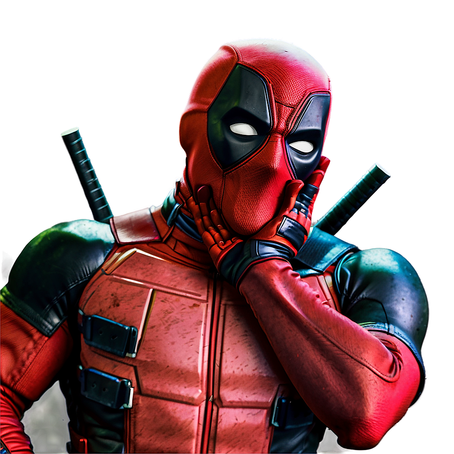 Deadpool Retro 80s Style Png Bia