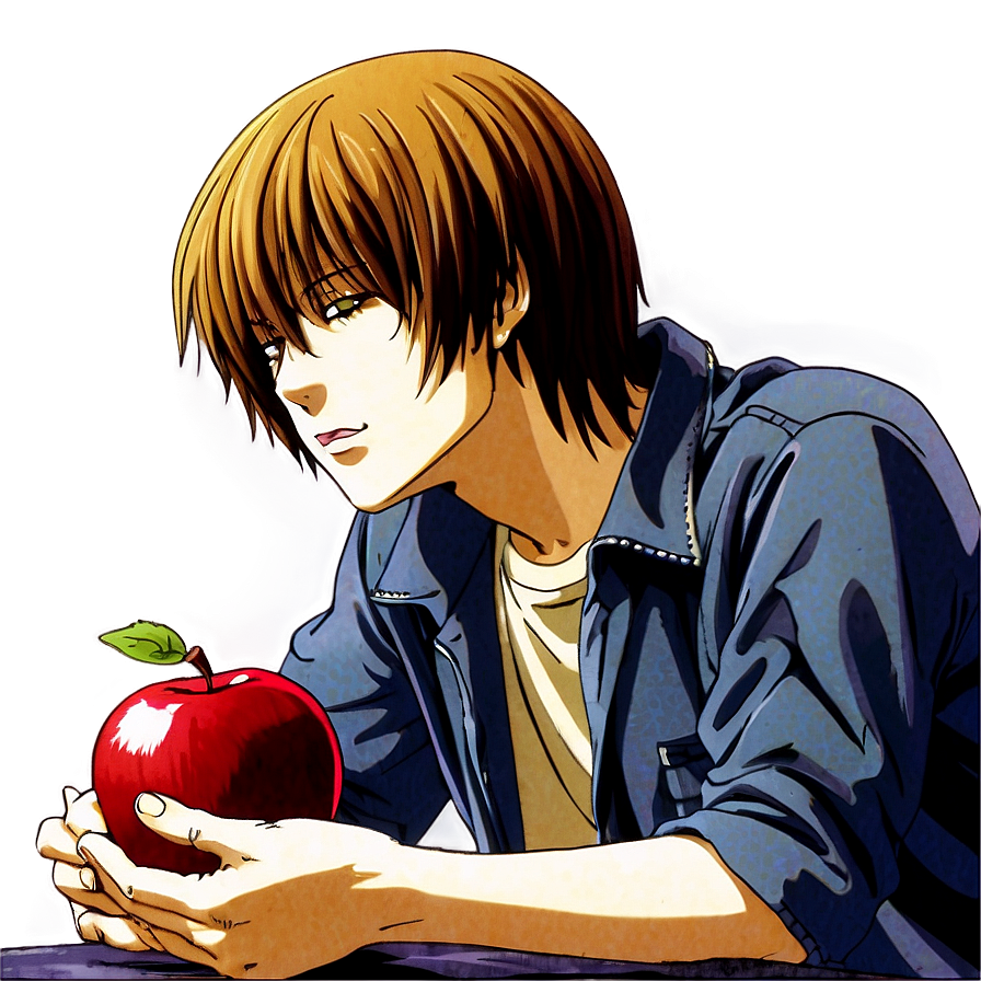 Death Note Apple Scene PNG mkj PNG with transparent background