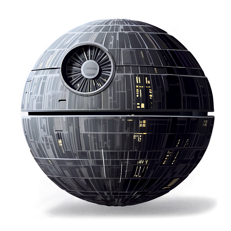 Death Star Illustration PNG 05252024 PNG with transparent background