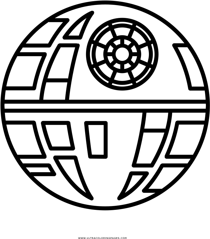 Transparent Stars Clipart Black And White - Star Wars Death Star Clipart, HD Png Download PNG with transparent background