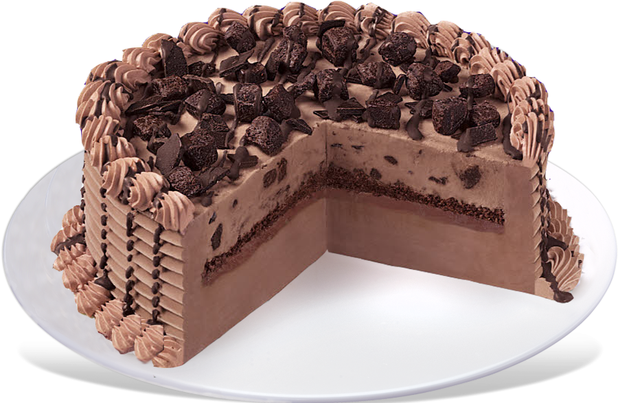 Chocolate Cake Png - Dairy Queen Chocolate Xtreme Blizzard Cake, Transparent Png PNG with transparent background