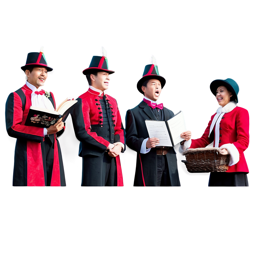 December Carolers Png Rhu