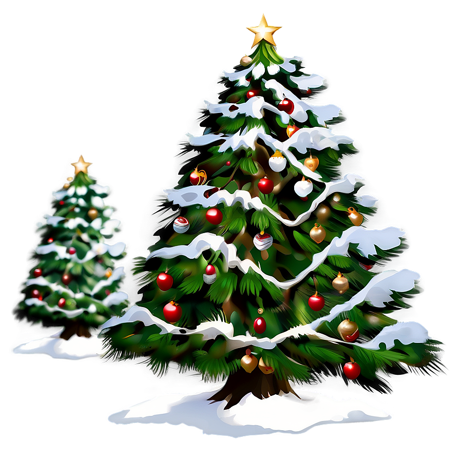 December Christmas Tree Png 96