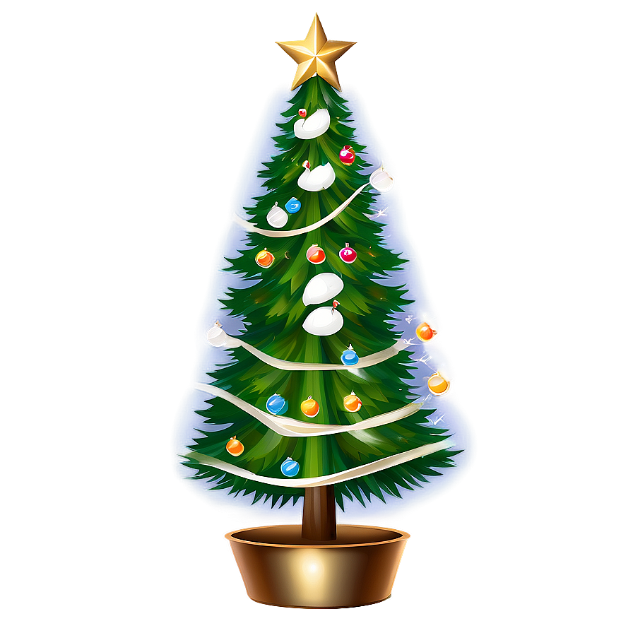 December Christmas Tree PNG tvy PNG with transparent background