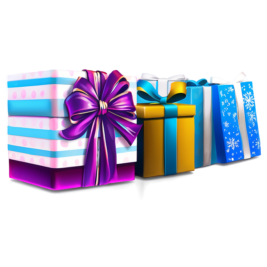 December Gift Boxes Png 90