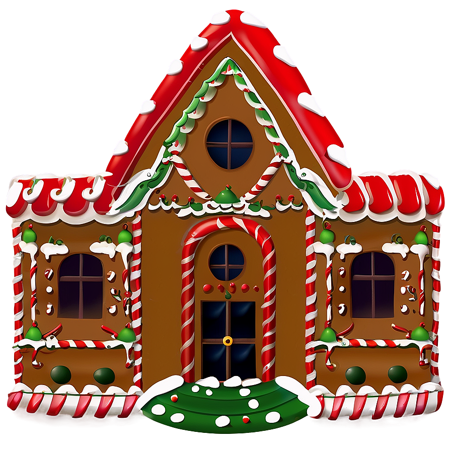 December Gingerbread House Png 06202024