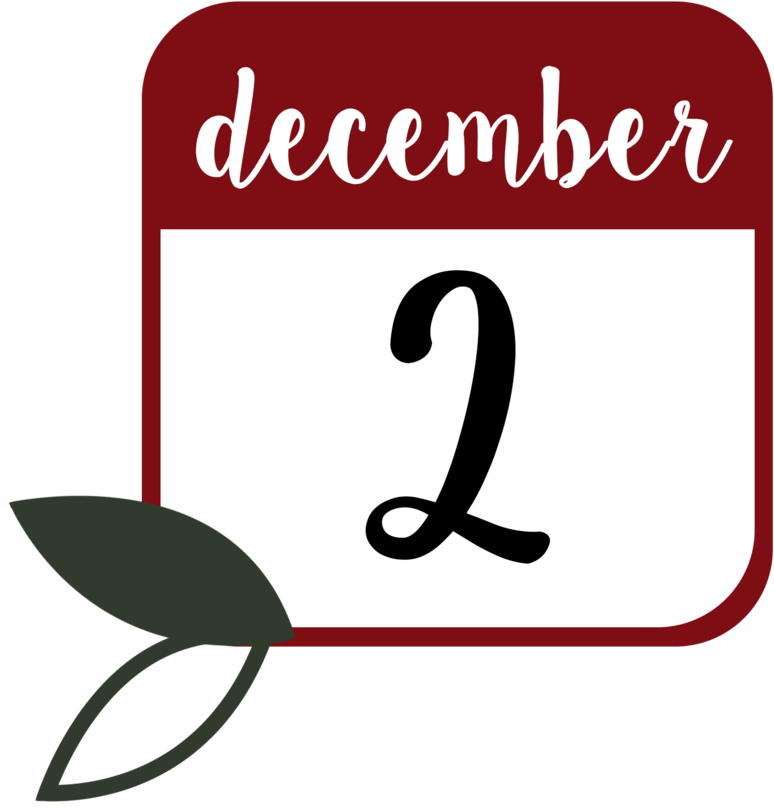 December2 Calendar Icon PNG with transparent background