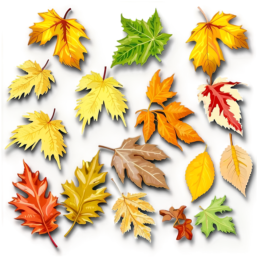 Deciduous Leaves Falling Png 6