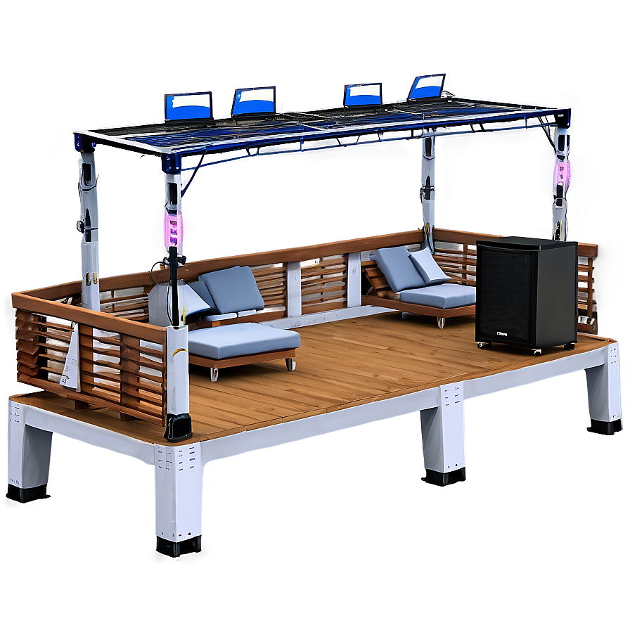 Deck Entertainment Setup PNG nxy10 PNG with transparent background