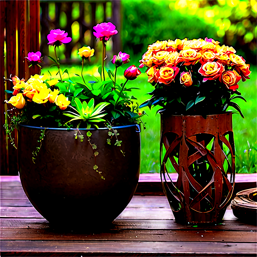 Deck Flower Arrangement Ideas PNG 47 PNG with transparent background