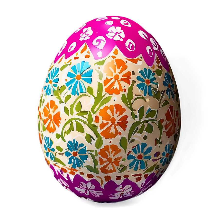 Decorated Easter Egg PNG vht PNG with transparent background