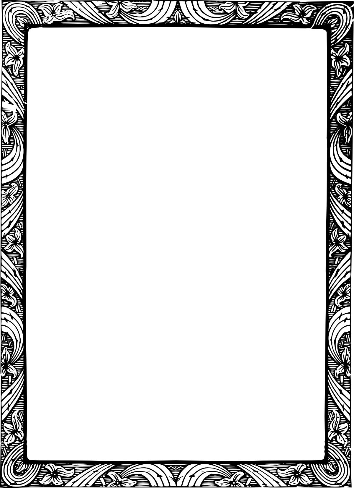 Bildergebnis Für Png Transparent Border - Elegant Border Design Black And White Landscape, Png Download PNG image with a transparent background, free high-resolution download