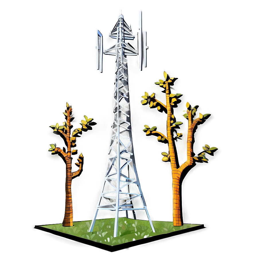 Decorative Cell Tower Png 78