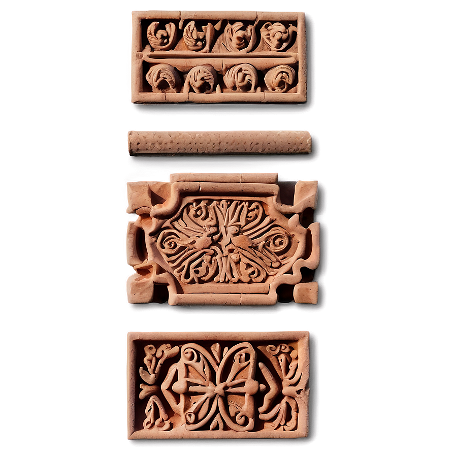 Decorative Clay Tiles Png 53