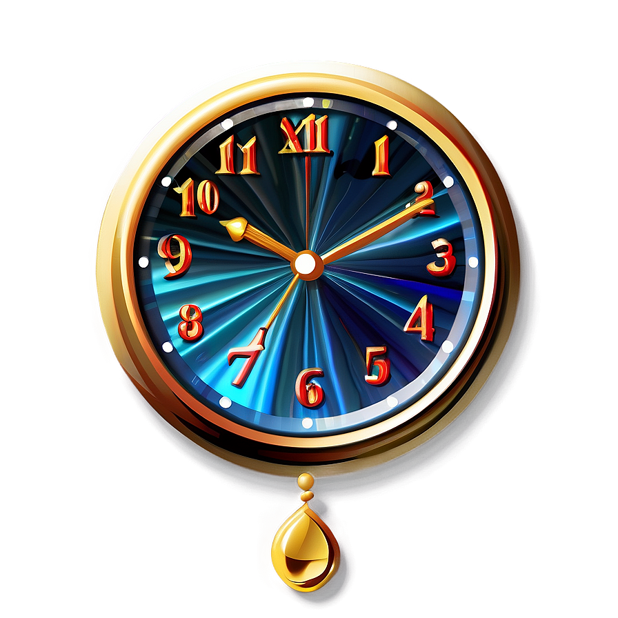 Decorative Clock Clipart Png 06262024