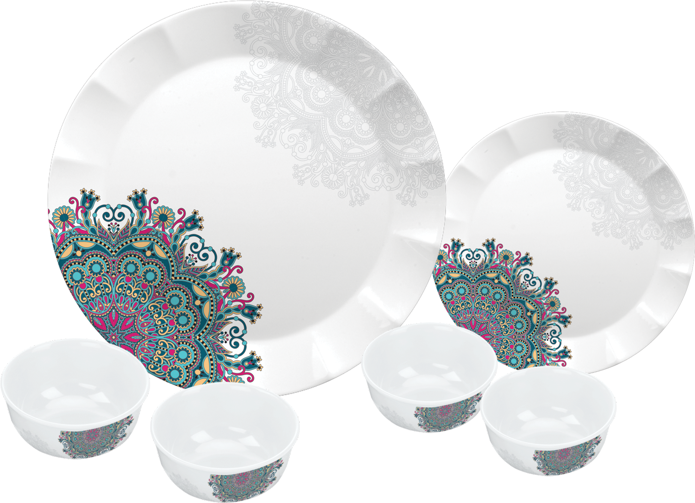 24 Pc Dora Dinner Set - Plate, HD Png Download PNG with transparent background