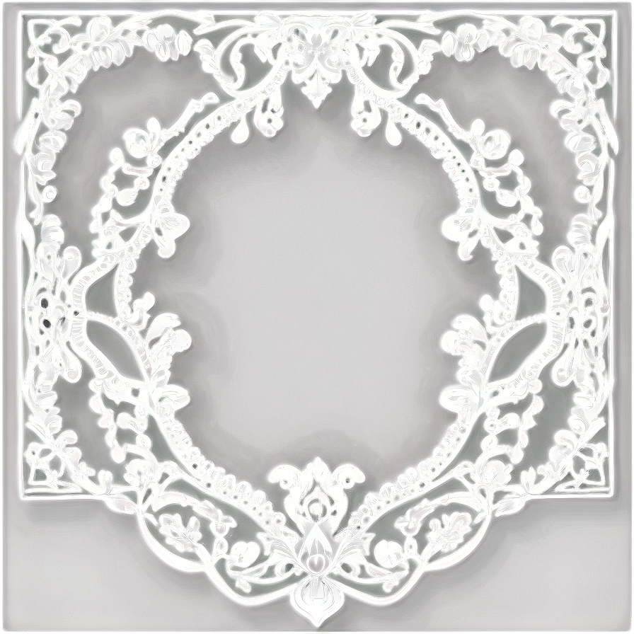 Decorative Lace Corner Png 87