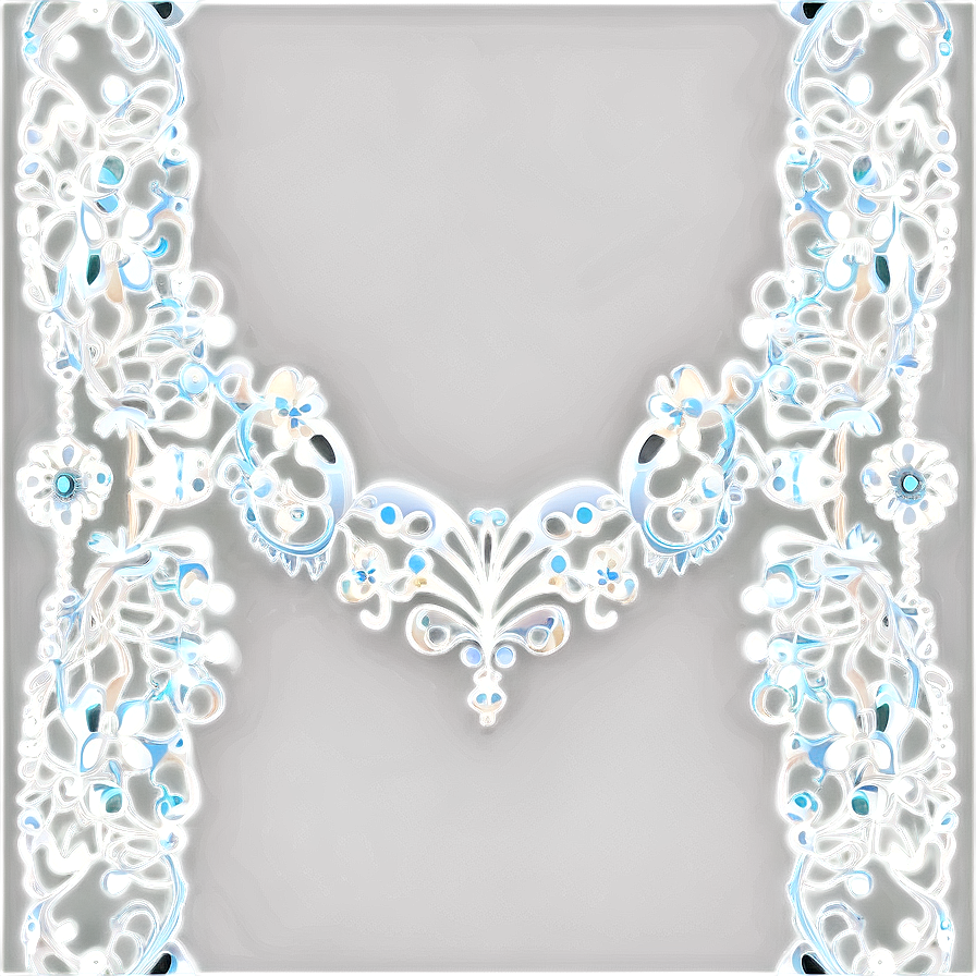 Decorative Lace Corner Png Vei15